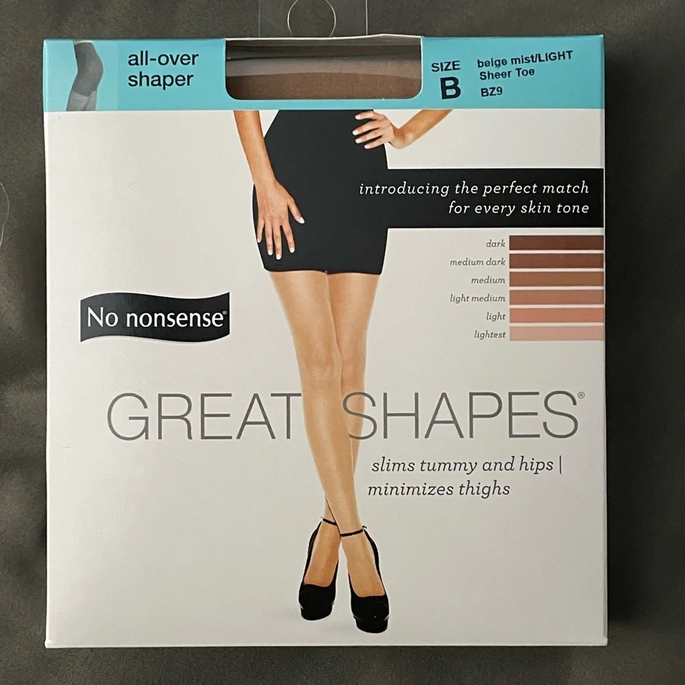 No Nonsense Women's Great Shapes All Over Shaping Tight NWT
